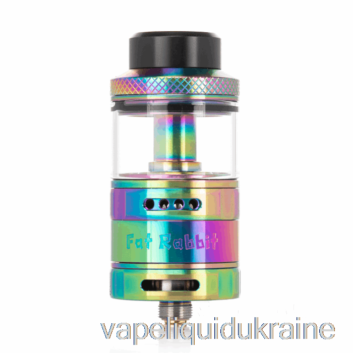 Vape Liquid Ukraine Hellvape Fat Rabbit Solo 25mm RTA Rainbow